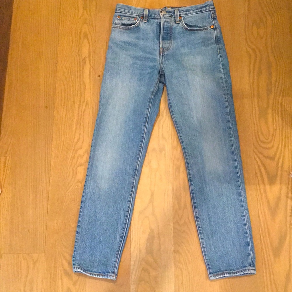 Blue Straight-leg Levi’s